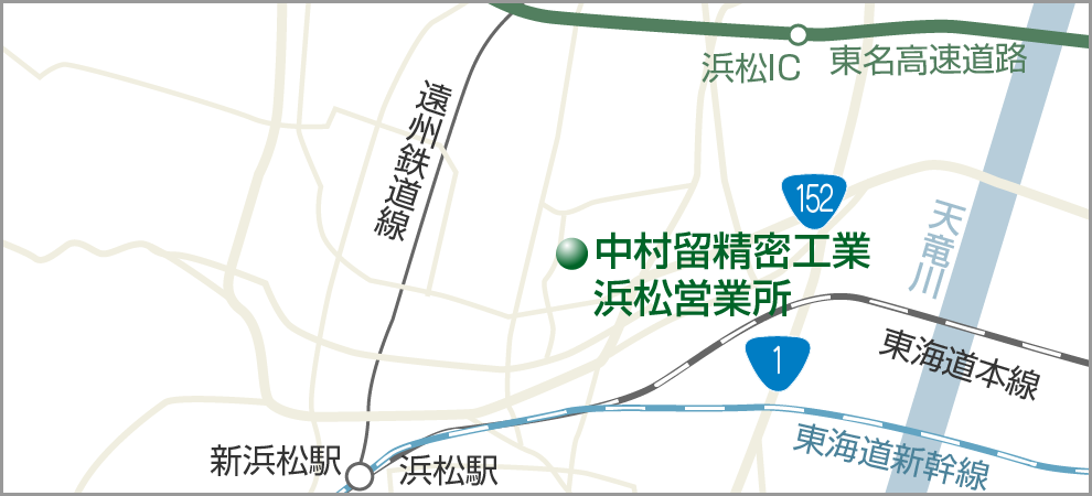 浜松営業所:周辺地図