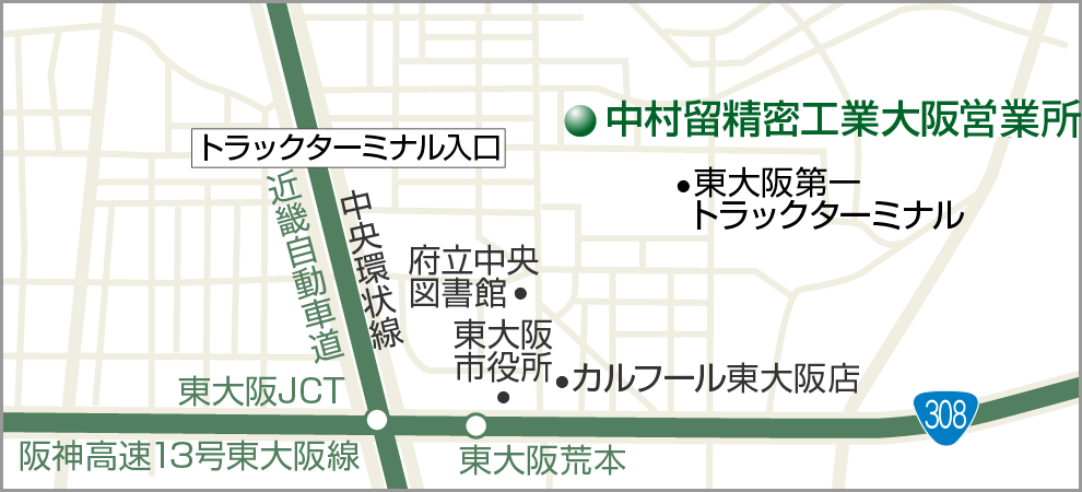 大阪営業所:周辺地図