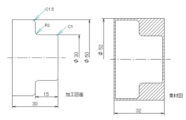 NCプログラムの座標計算