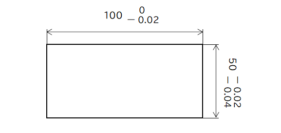 寸法公差の図面表記